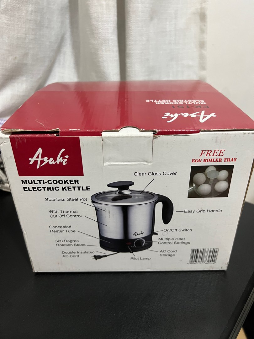 Asahi multicooker electric kettle on Carousell