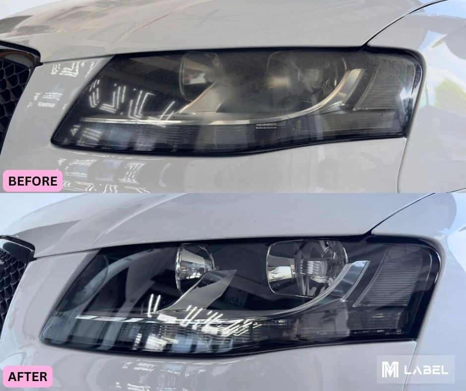 Audi A4 Headlight Restoration, Car Accessories, Car