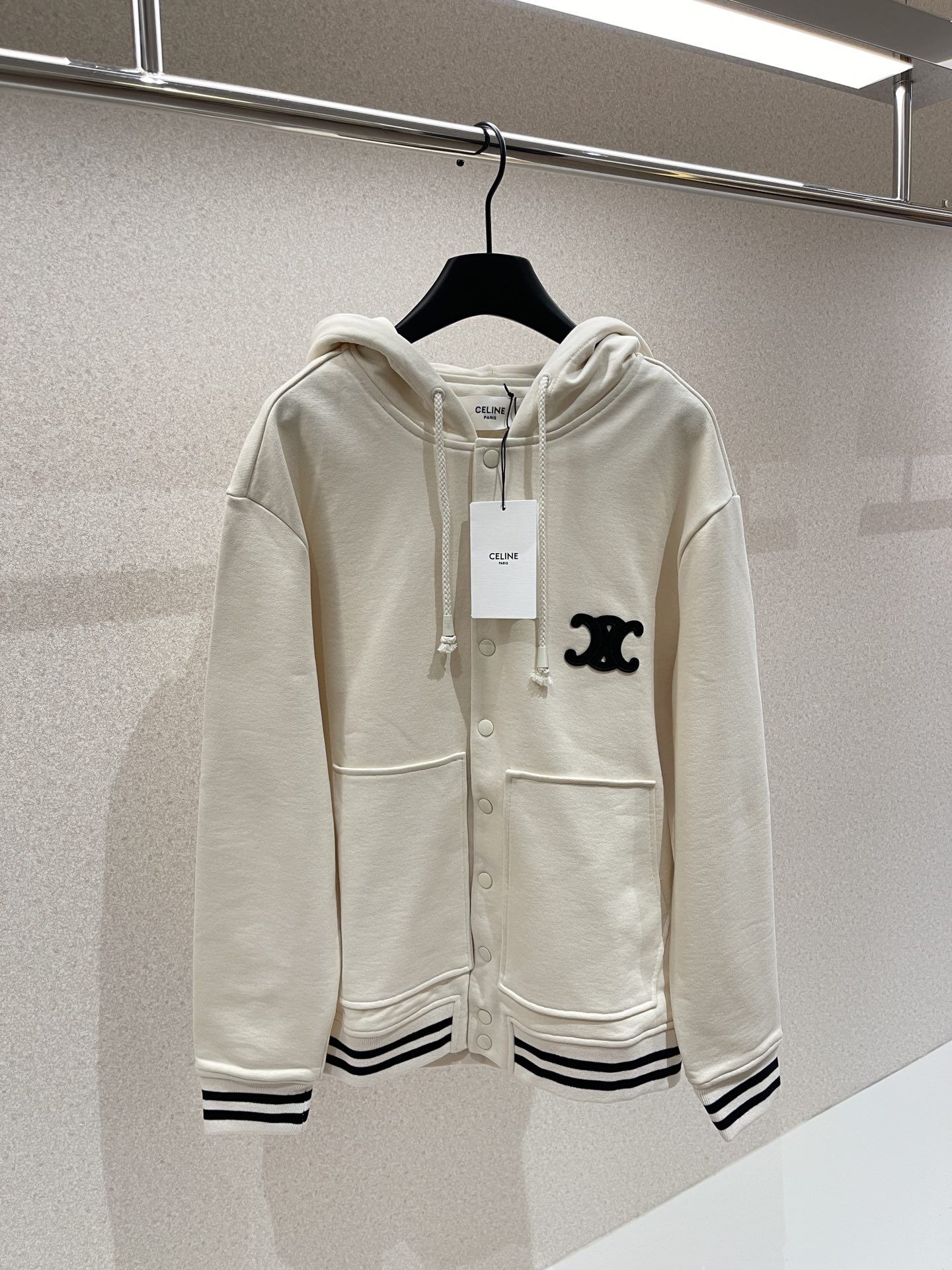 Celine white coat sale