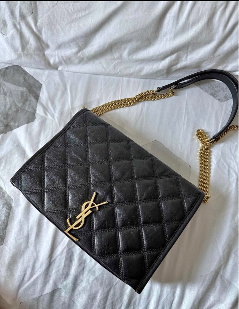 Authentic YSL Becky Chain Bag Medium, Luxury, Bags & Wallets on Carousell