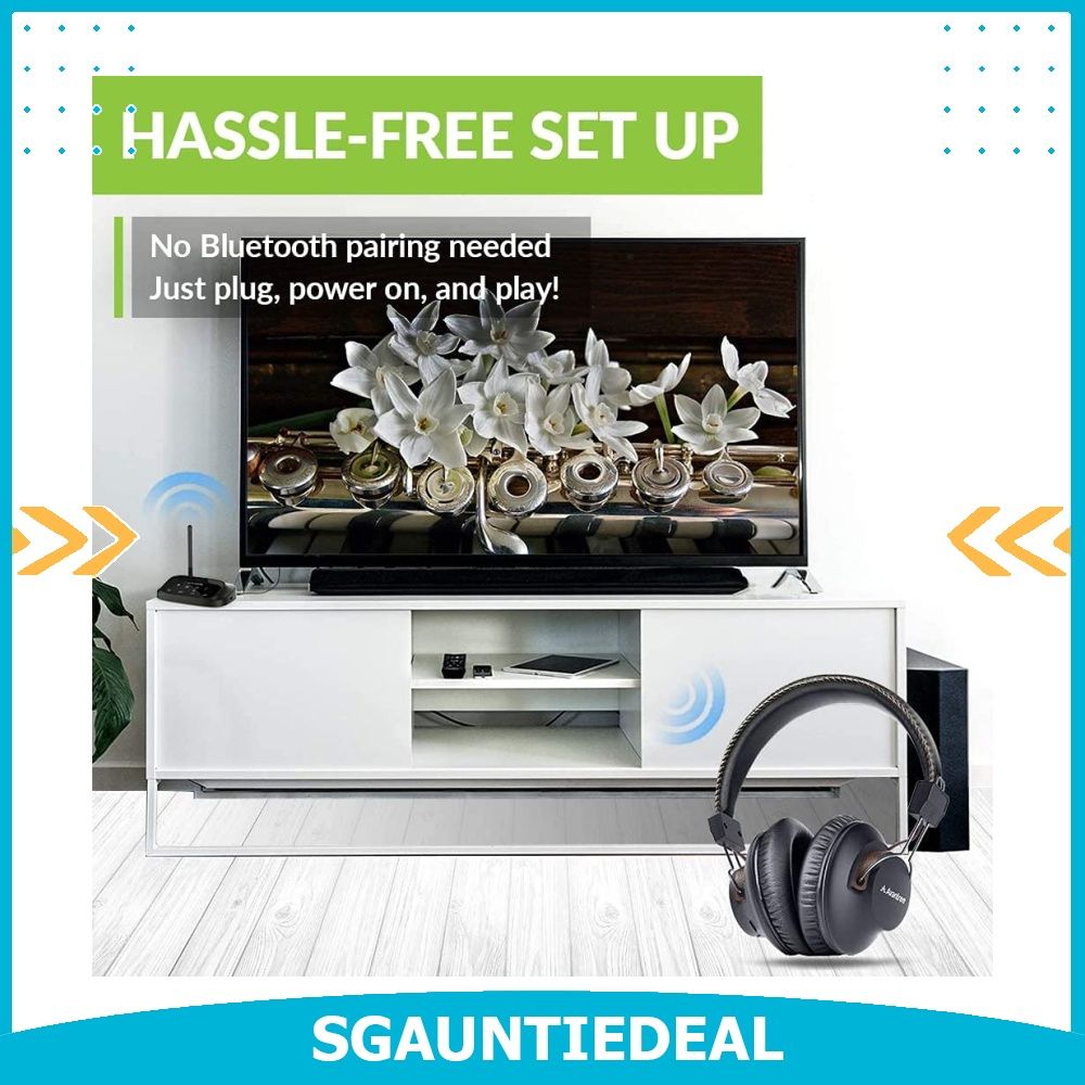 Avantree 164ft long range bluetooth transmitter for tv top