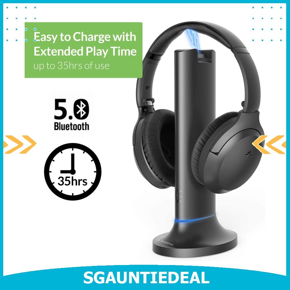 Avantree Opera 35Hrs Comfortable Wireless Headphones for TV