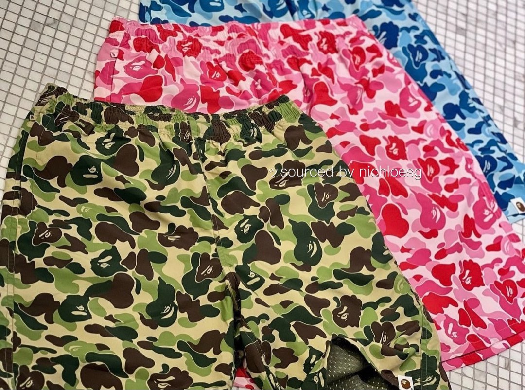 Bape abc top beach shorts