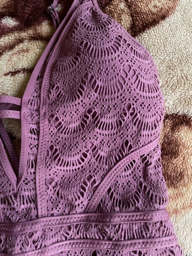 Becca crochet one piece swimsuit on Carousell