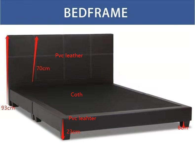 Bedframe 190cm length New Brand New Bed frame Bedroom bed frame