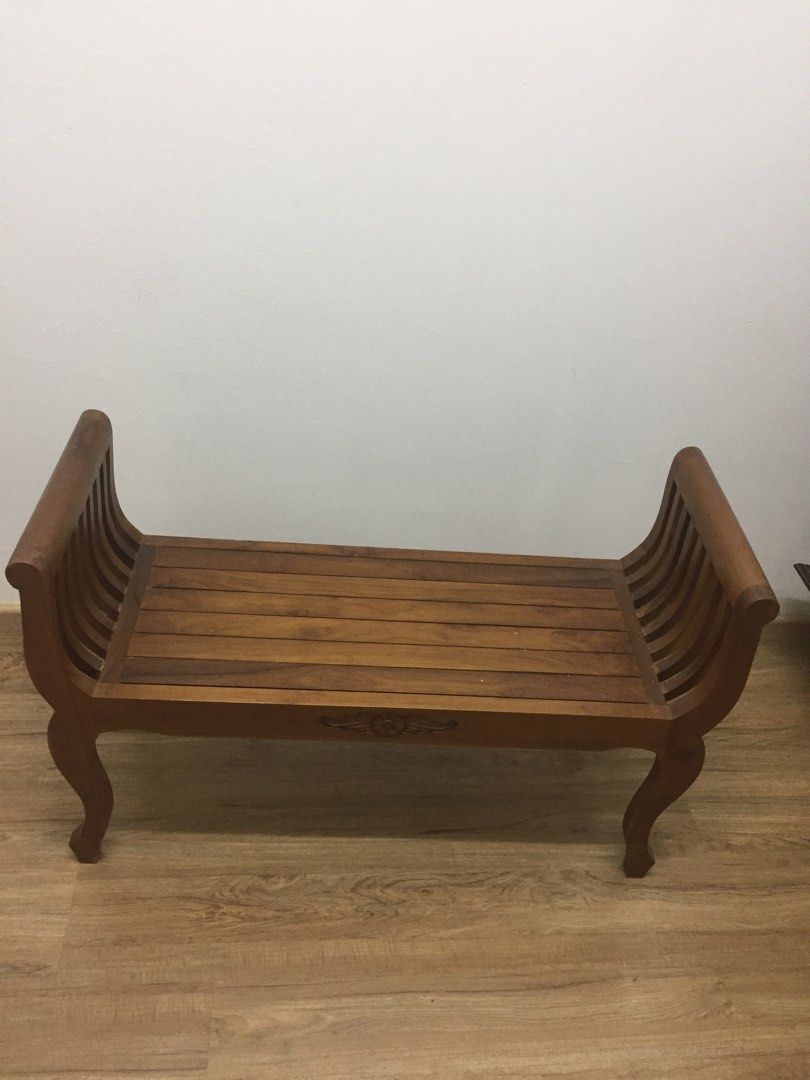 Jati bench new arrivals