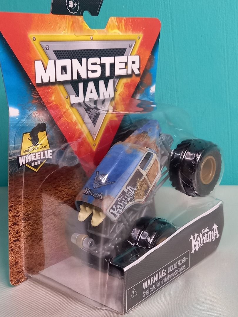 Monster Jam Wheelie Bar 1:64 Die-Cast Monster Truck - Big Kahuna