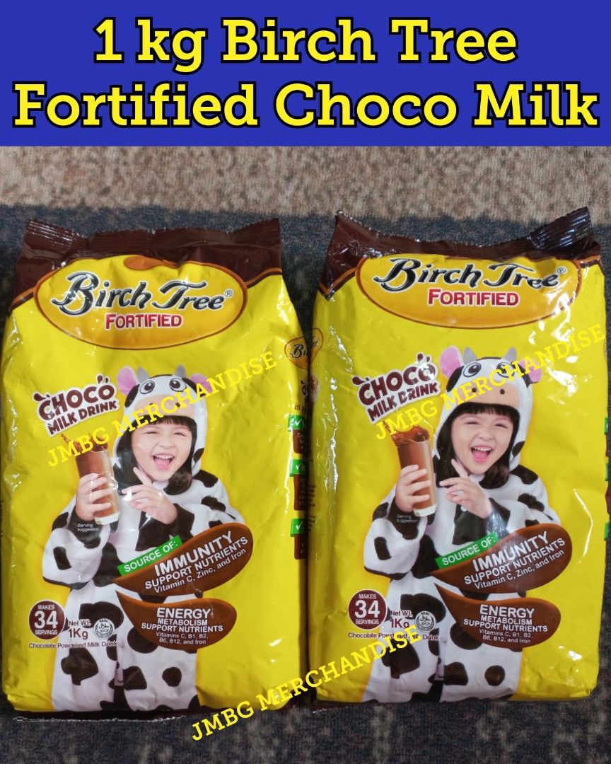 Birch Tree Fortified Milk and Choco Milk for Kids and Adult, 2kg, 1kg