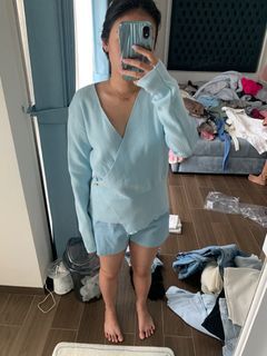 Blue Knit