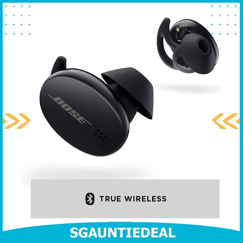 Bose Sport Earbuds True Wireless Earbuds Bluetooth In Ear Headphones Sweat Resistance with Touch control Up to 5 hours per charge Triple Black Audio Earphones on Carousell