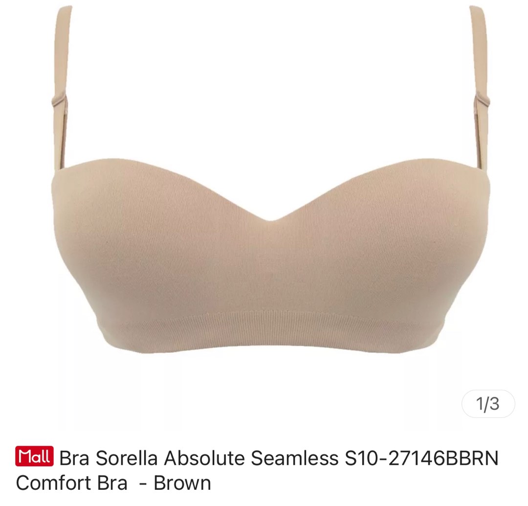 Sorella Bra Absolute Seamless Comfort 1/2 Cup S10-27146B - Brown
