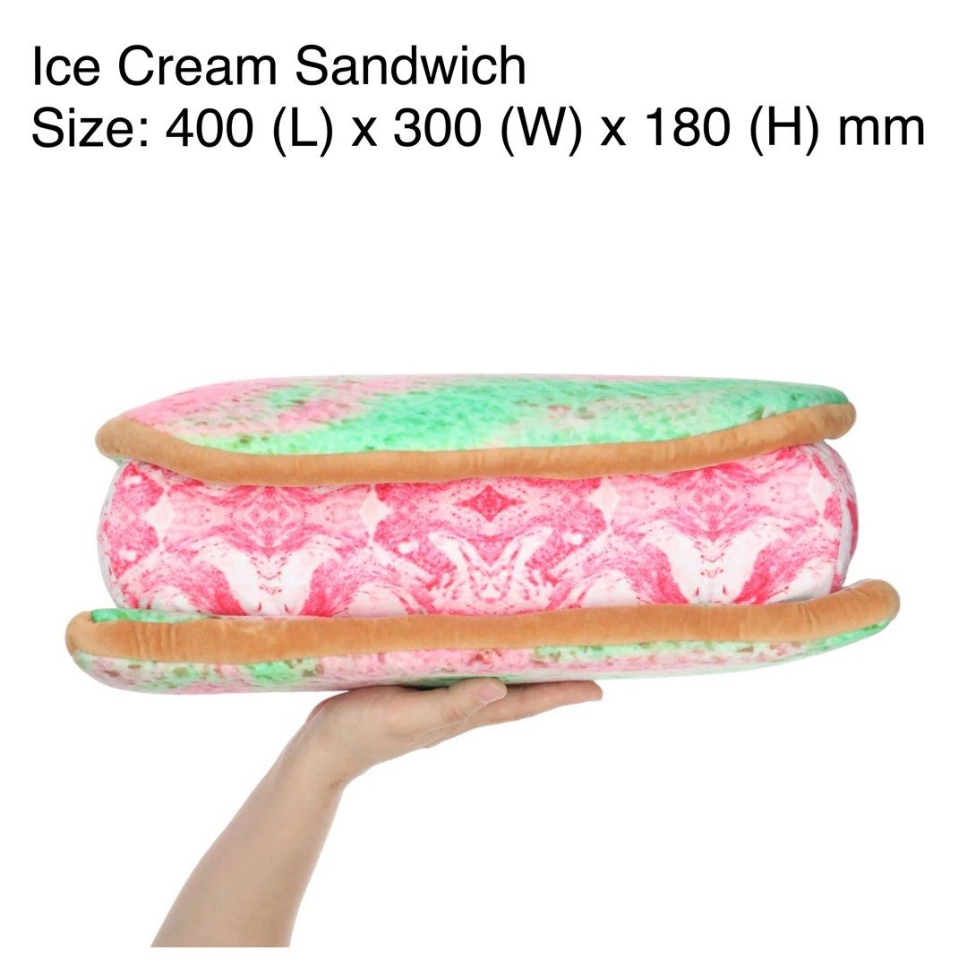 Brand New Food Cushion Tutu Dango Ice Cream Sandwich, Furniture & Home