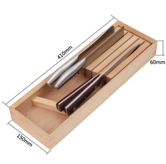 [BRAND NEW] Knife Holder Drawer Organiser, Furniture & Home Living, Kitchenware & Tableware