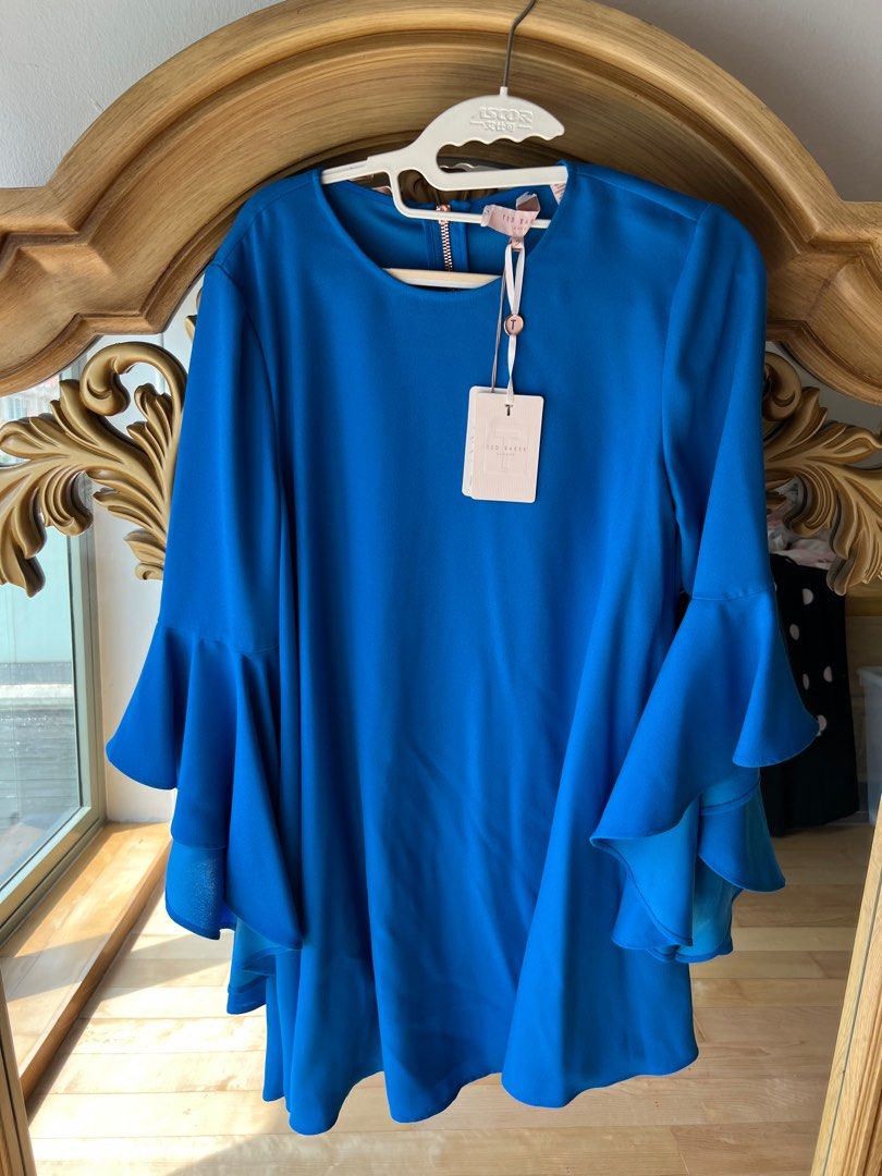 Ted baker electric blue dress outlet