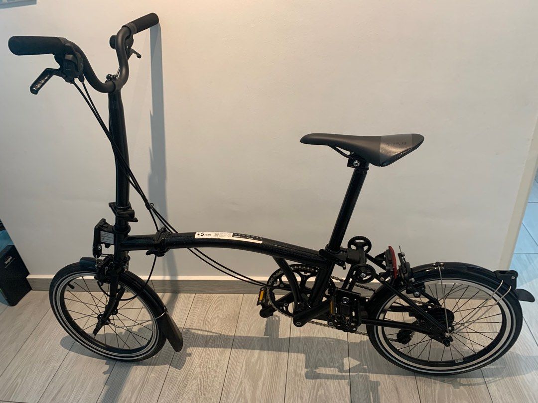Brompton P line midnight black, Sports Equipment, Bicycles & Parts,  Bicycles on Carousell