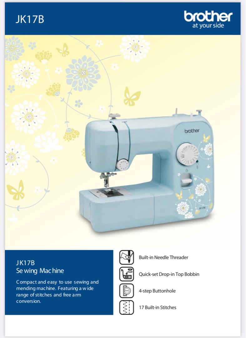Brother JK17B Sewing Machine, TV & Home Appliances, Other Home