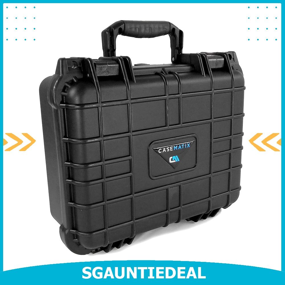 CASEMATIX Graded Card Case Compatible with 40+ BGS PSA SGC FGS One Touch  Graded Sports Trading Cards, Waterproof Graded Slab Card Storage Box With  Card Carrying Case Impact Absorbing Foam Slots, Men's