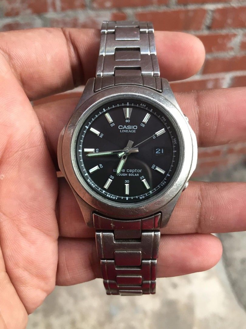 Casio Lineage Titanium LIW 100TDJ Men s Fashion Watches Accessories Watches on Carousell