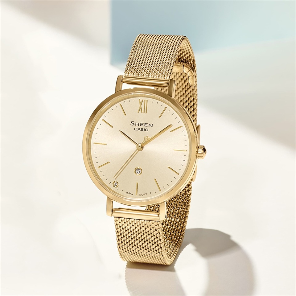 Casio hotsell mesh watch