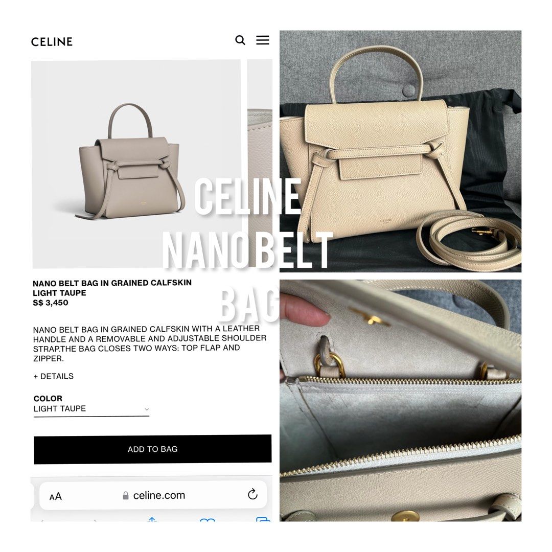 Authentic Celine Belt bag in Micro size, Luxury, Bags & Wallets on Carousell