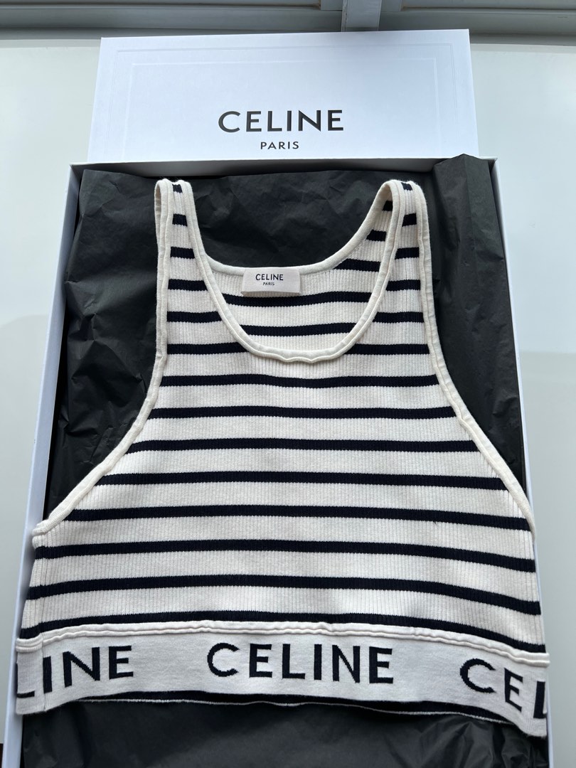 Celine sports bra, Women's Fashion, Tops, Other Tops on Carousell