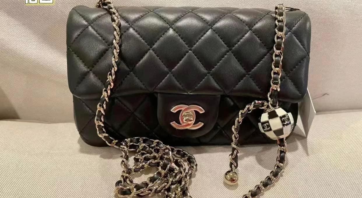 Chanel 23C Pearl Crush F1 Monte Carlo Mini Rectangle in Black w/ LGHW,  Luxury, Bags & Wallets on Carousell