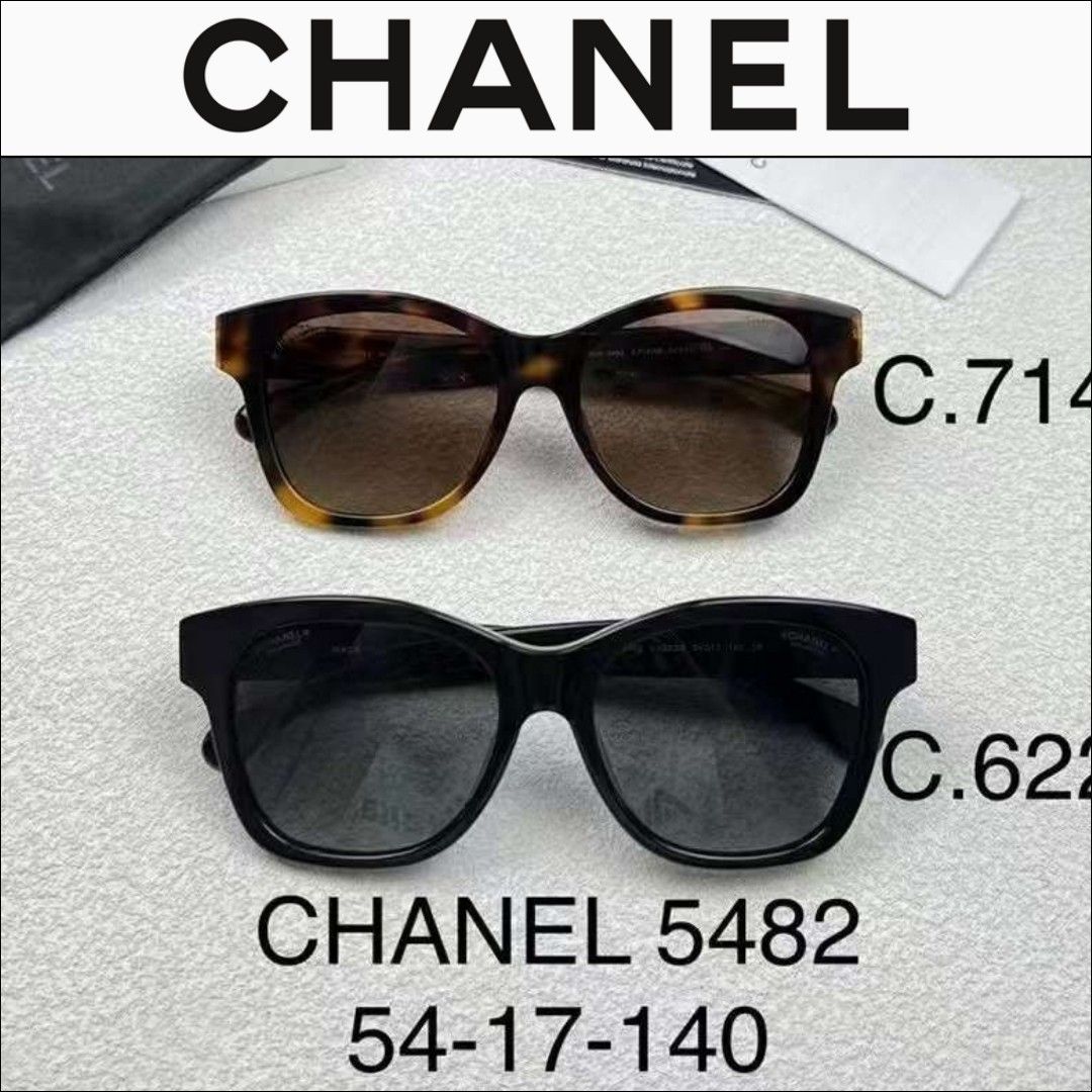 chanel ch5482 polarized sunglasses unisex, Women's Fashion