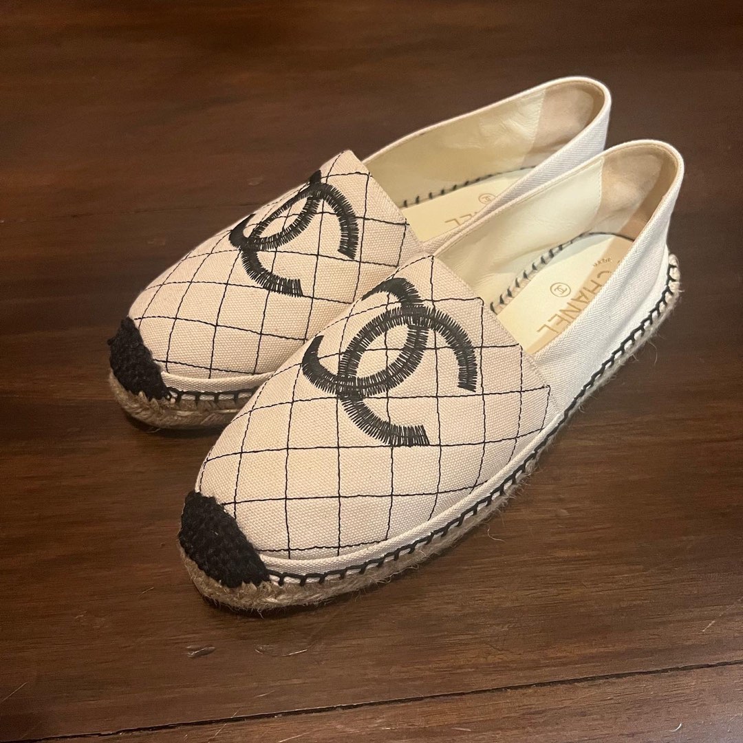 Chanel biarritz espadrille discount