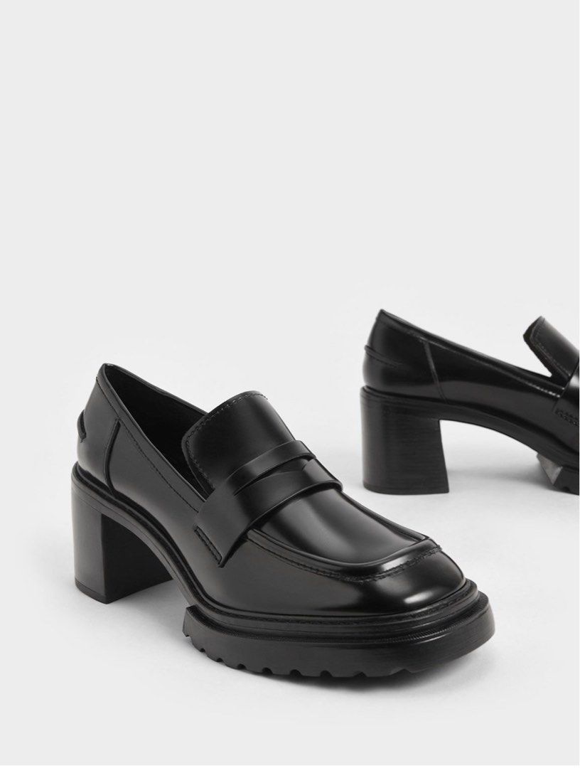 Charles Keith Penny Loafer Pumps Women s Fashion Footwear Loafers on Carousell