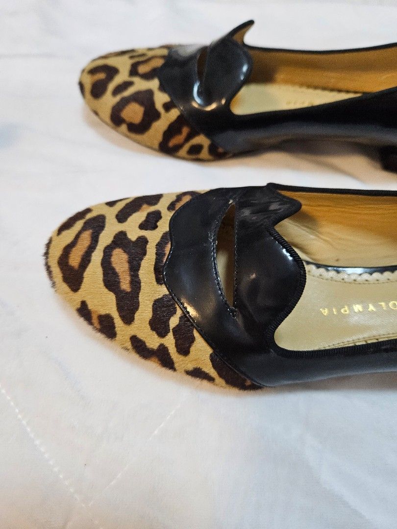 Charlotte olympia cheap leopard flats