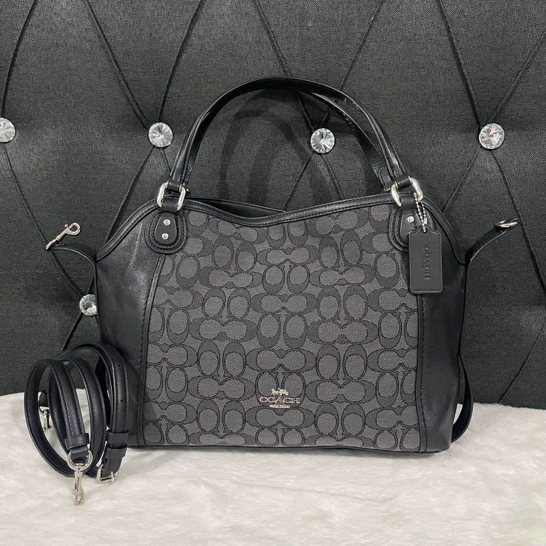 Coach edie 28 grey top