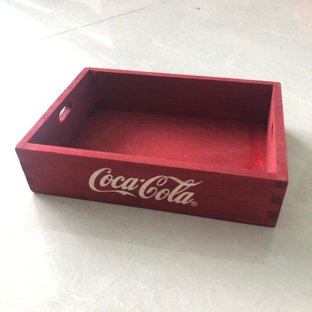 Coca Cola vintage Mini Wooden Box, Hobbies & Toys, Memorabilia ...