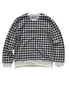COMME des GARCONS - houndstooth printed