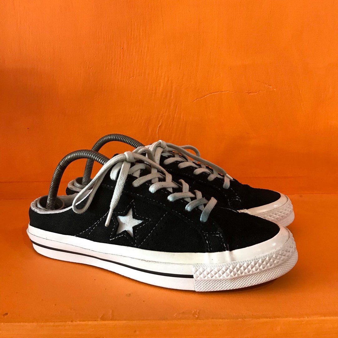 Converse one star mule slip hot sale