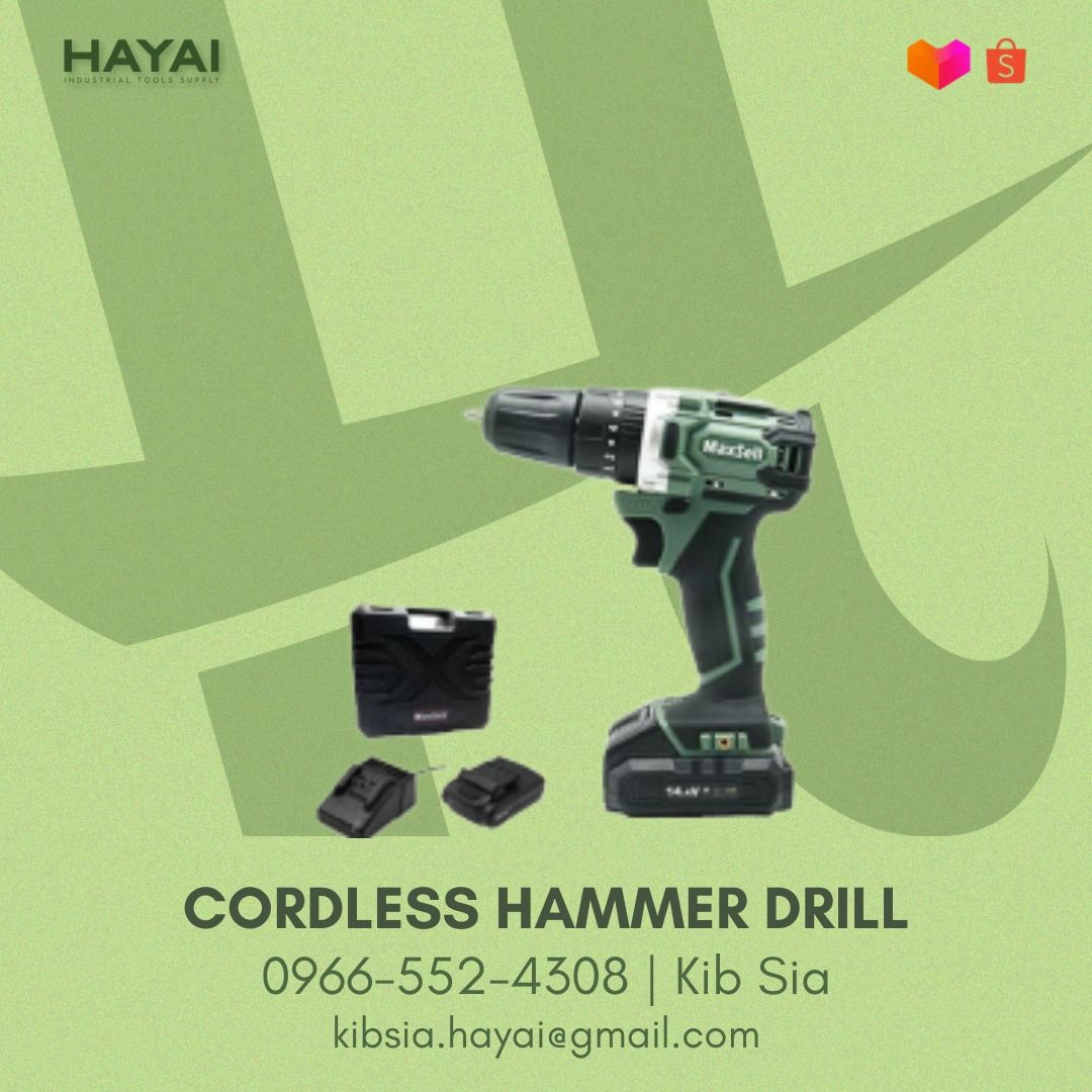 Cordless Hammer Drill, Commercial & Industrial, Industrial Equipment on