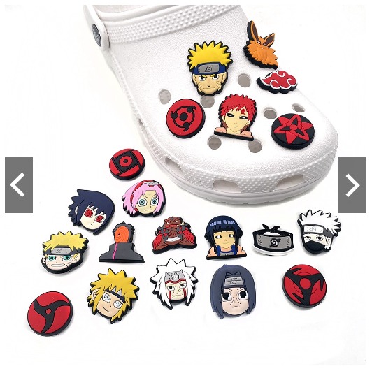 Croc Jibbitz Naruto, Hobbies & Toys, Toys & Games on Carousell