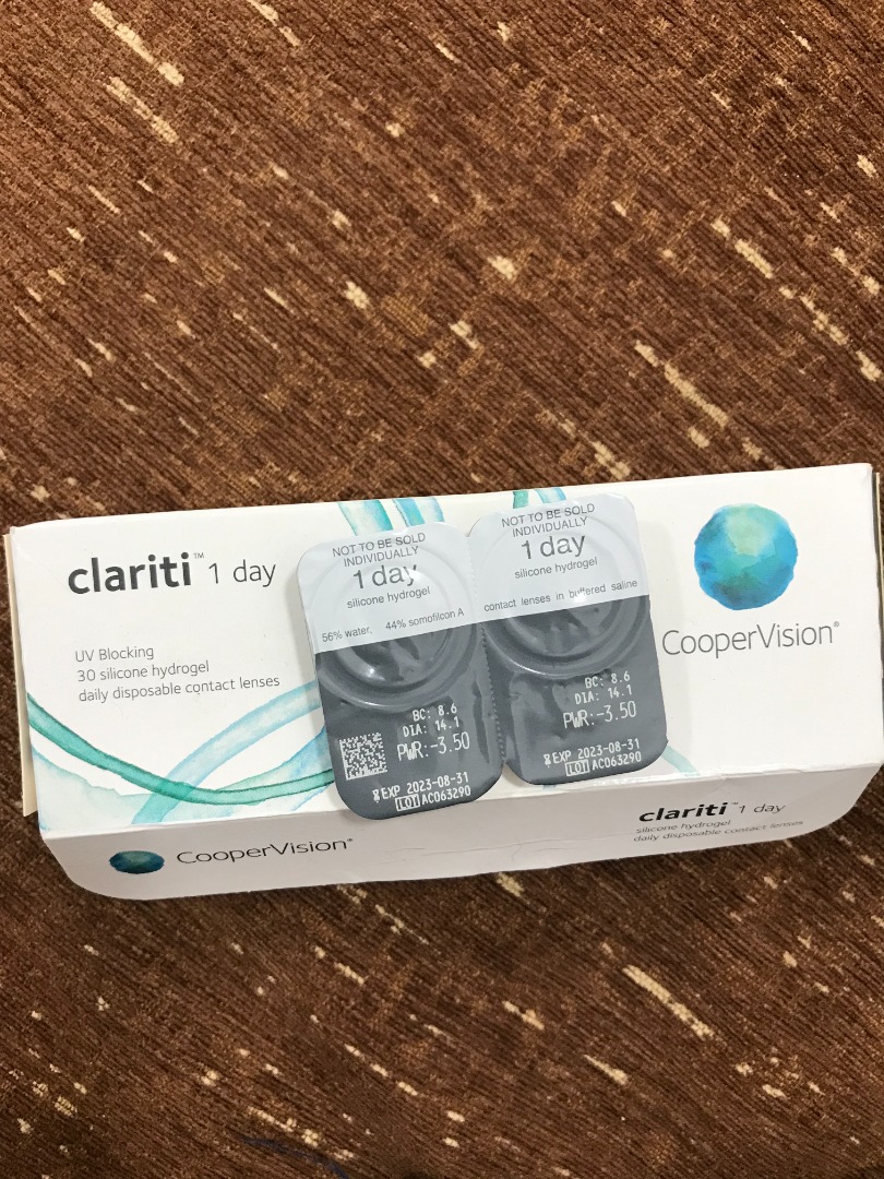 Daily Contact Lens (Power 3.5) For Sale, Beauty & Personal Care, Vision