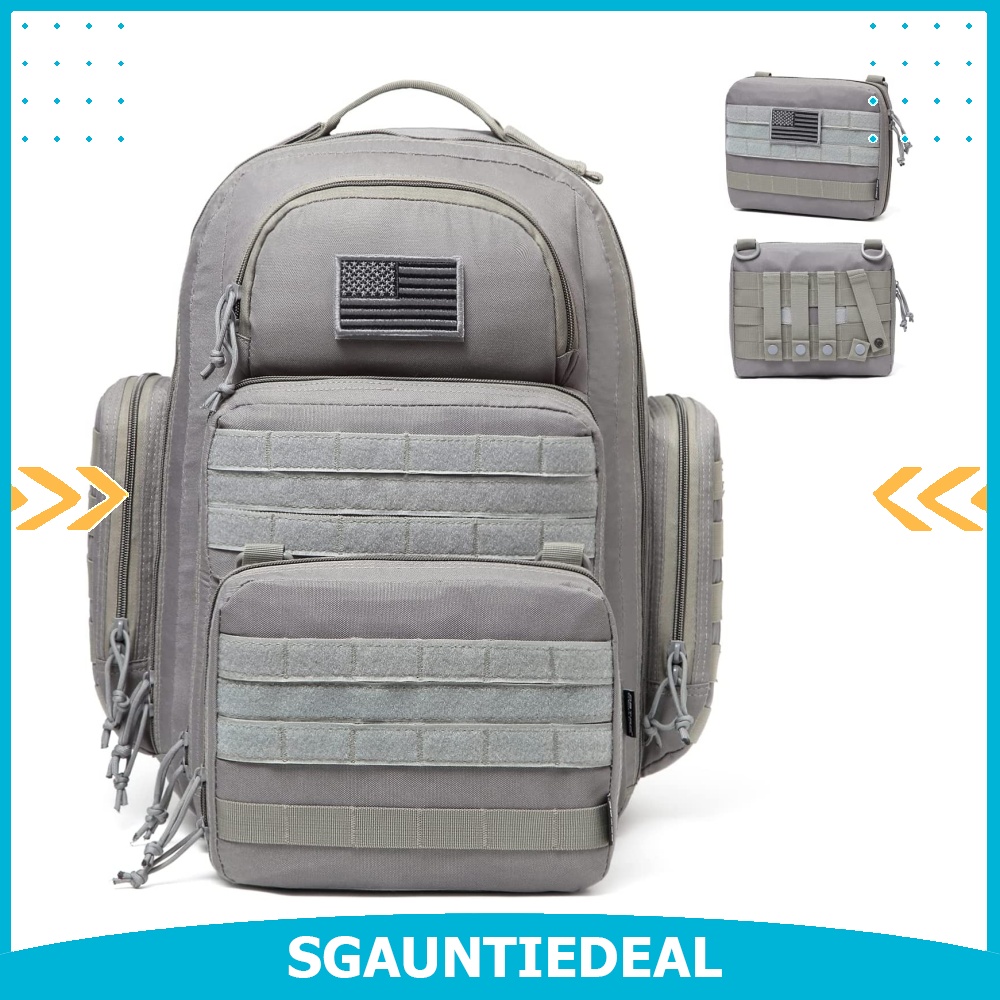 Diaper Bag Backpack for Dad DBTAC Tactical Travel Baby Bag for
