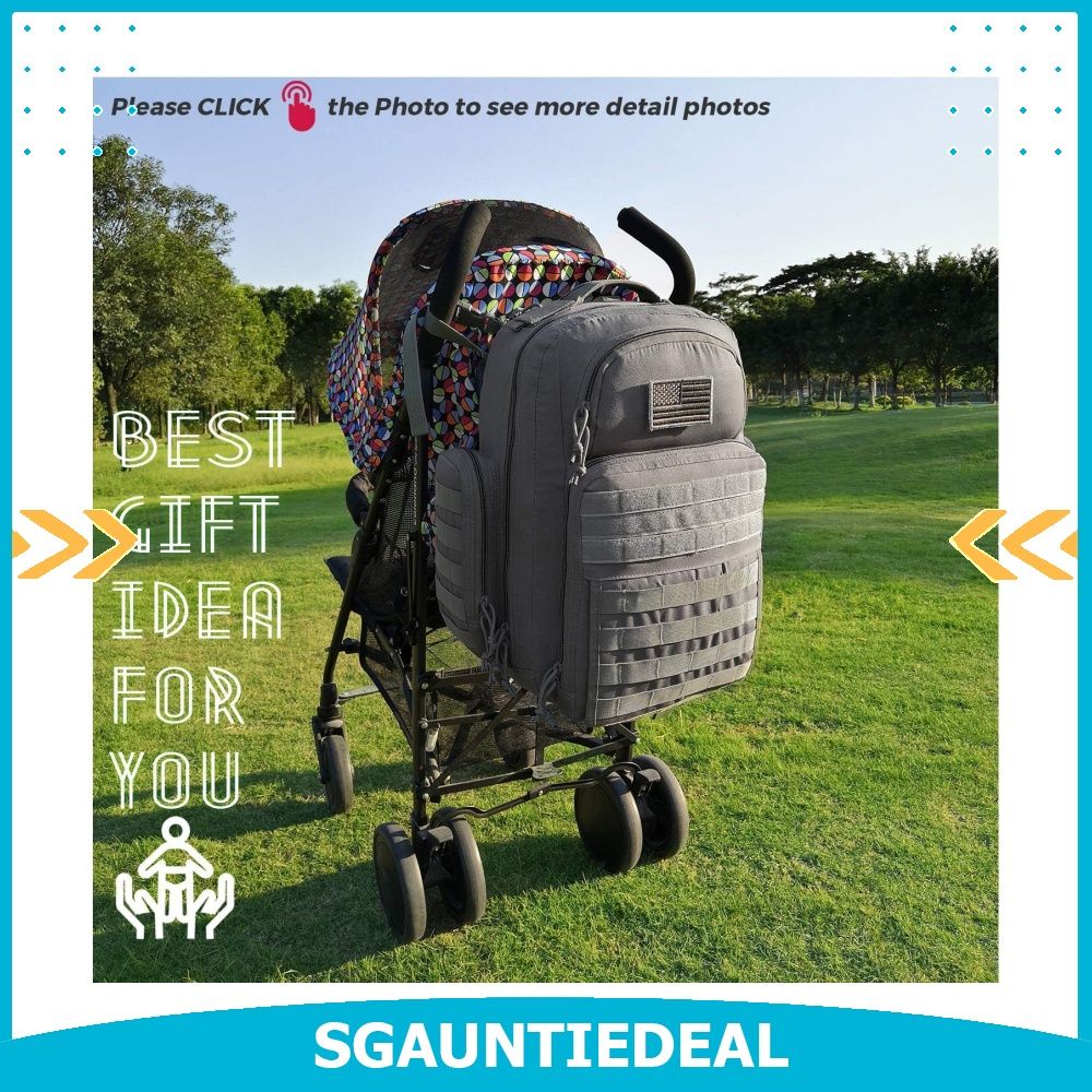 Diaper Bag Backpack for Dad DBTAC Tactical Travel Baby Bag for