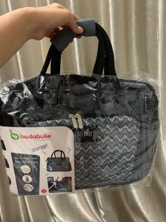 Diaper bag Badabulle Boho Grey Large Changing Bag with Shoulder Strap