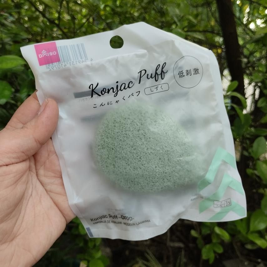 DAISO Natural Konjac Puff (Category: Face Care) located in Cainta. Submitted by japananikanik (Listing ID 1234061768, Image 1). Description: - Preloved - From Japan - NO FLAWS - Item on Hand ready for shipping - Great for gift/collection Prices are for the Item only SHIPPING FEE NOT INCLUDED legit seller.