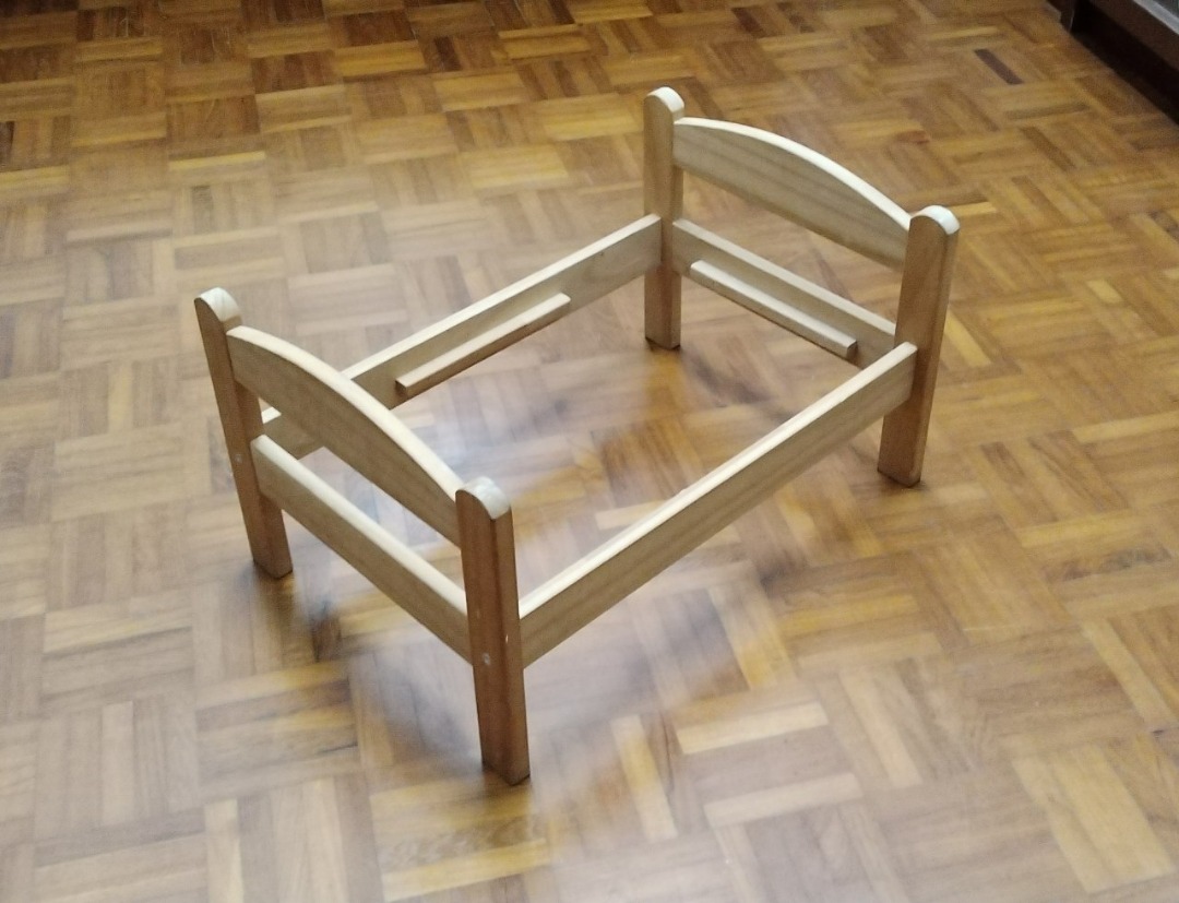 Doll Bed Frame, Hobbies & Toys, Toys & Games on Carousell