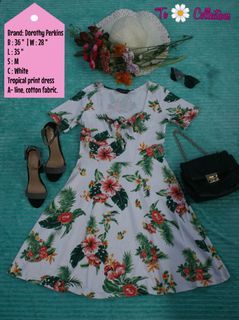 Dorothy Perkins Dress | Floral / Tropical Print Dress