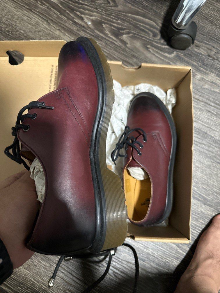 Cherry red discount womens doc martens