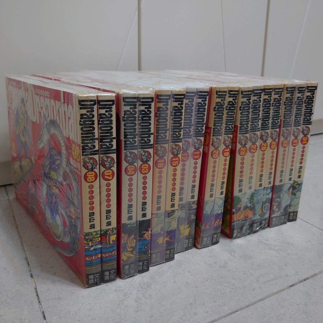 Dragon Ball 漫畫龍珠完全版香港中文版全套1-34冊, 興趣及遊戲, 書本