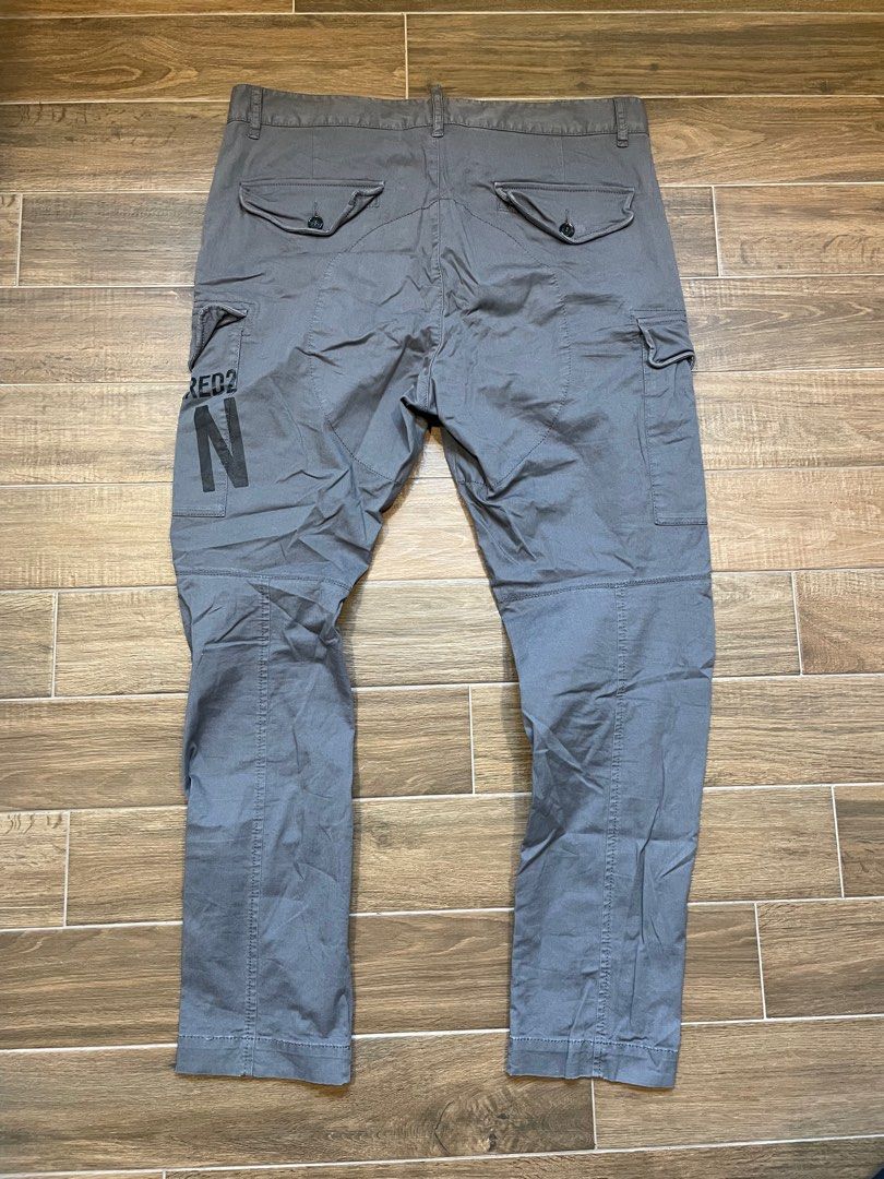 Dsquared2 Kids Maple Leaf Logo Cargo Joggers in Black