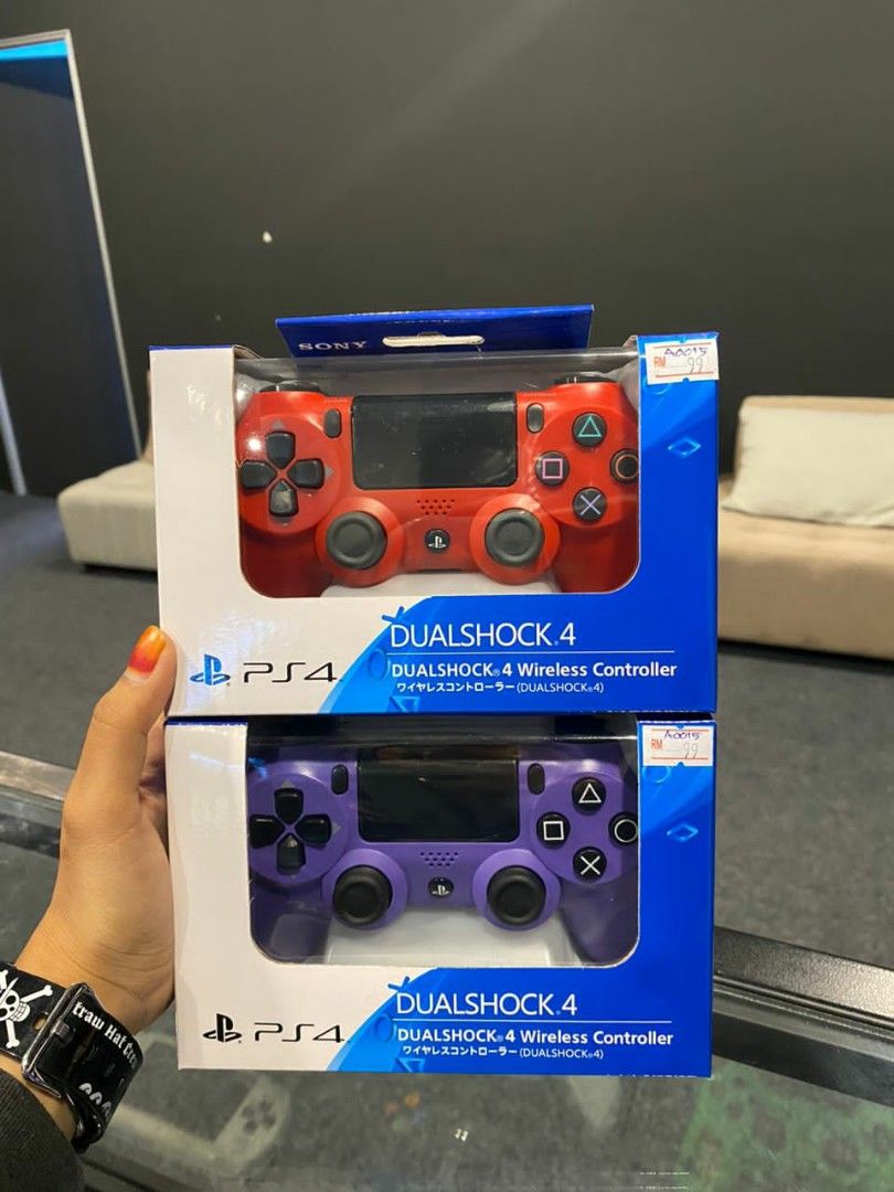 DUALSHOCK 4 CONTROLLER (Category: Controllers) located in Petaling Jaya. Submitted by aikilyugaming (Listing ID 1233975494, Image 2). Description: DualShock 4 Controller for PS4 (OEM) RM99 Color as in the picture Find us at Aikilyu Gaming Address: 5-1, Jalan Camar 4/5A, Seksyen 4 Kota Damansara, 47810 Petaling Jaya, Selangor. For any inquiries, reach us on WhatsApp www.wasap.my/60132309633 Operation hours: Tuesday to Saturday: 10.30am - 7.30pm Su