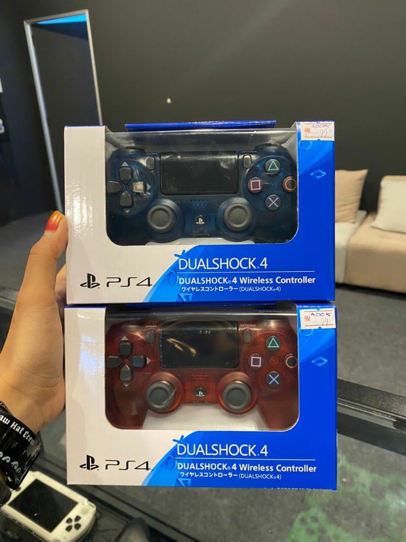DUALSHOCK 4 CONTROLLER (Category: Controllers) located in Petaling Jaya. Submitted by aikilyugaming (Listing ID 1233975494, Image 3). Description: DualShock 4 Controller for PS4 (OEM) RM99 Color as in the picture Find us at Aikilyu Gaming Address: 5-1, Jalan Camar 4/5A, Seksyen 4 Kota Damansara, 47810 Petaling Jaya, Selangor. For any inquiries, reach us on WhatsApp www.wasap.my/60132309633 Operation hours: Tuesday to Saturday: 10.30am - 7.30pm Su