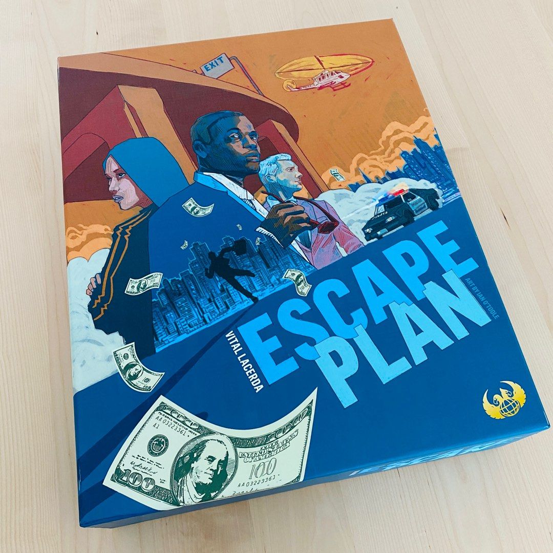 Escape Plan board game by Vital Lacerda (KS version), Hobbies & Toys, Toys & Games on Carousell