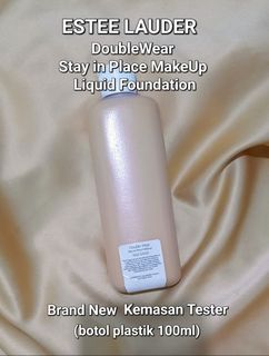 ESTEE LAUDER DoubleWear Stay in Place MakeUp Liquid Foundation (BrandNew Kemasan Tester Botol Plastik Besar  100ml)